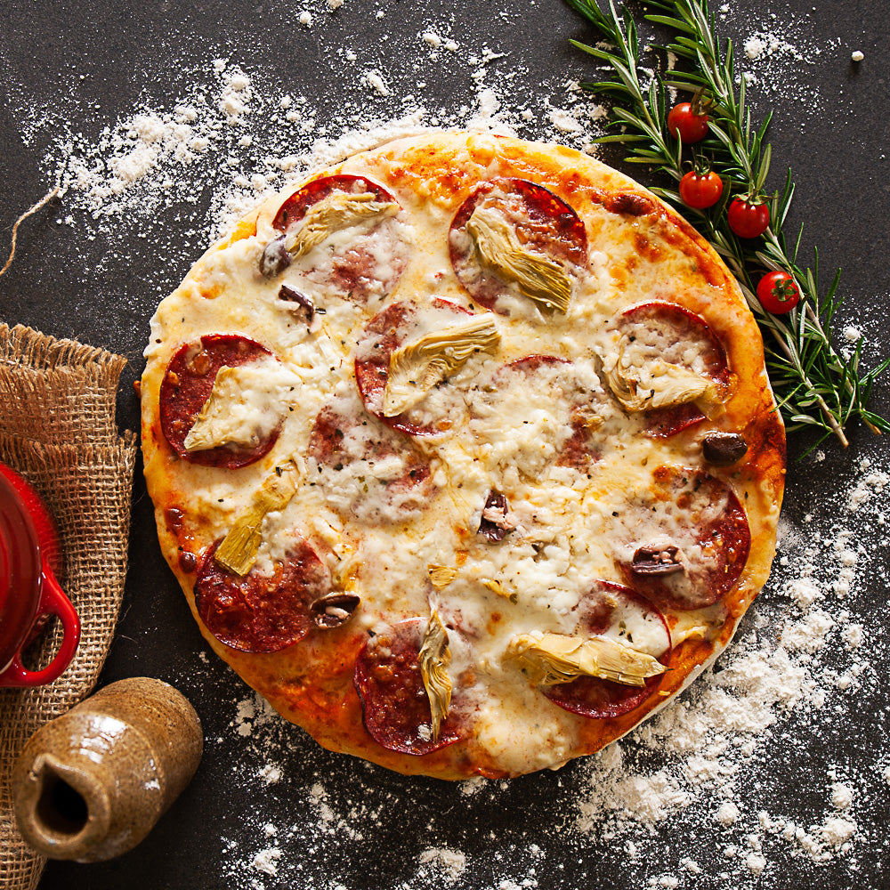 Salami & Goats Cheese Pizza My Food Market